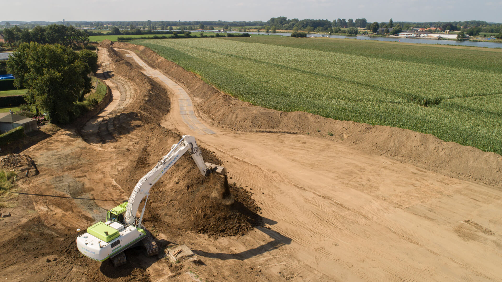 vissers ploegmakers project dijkversterking mook